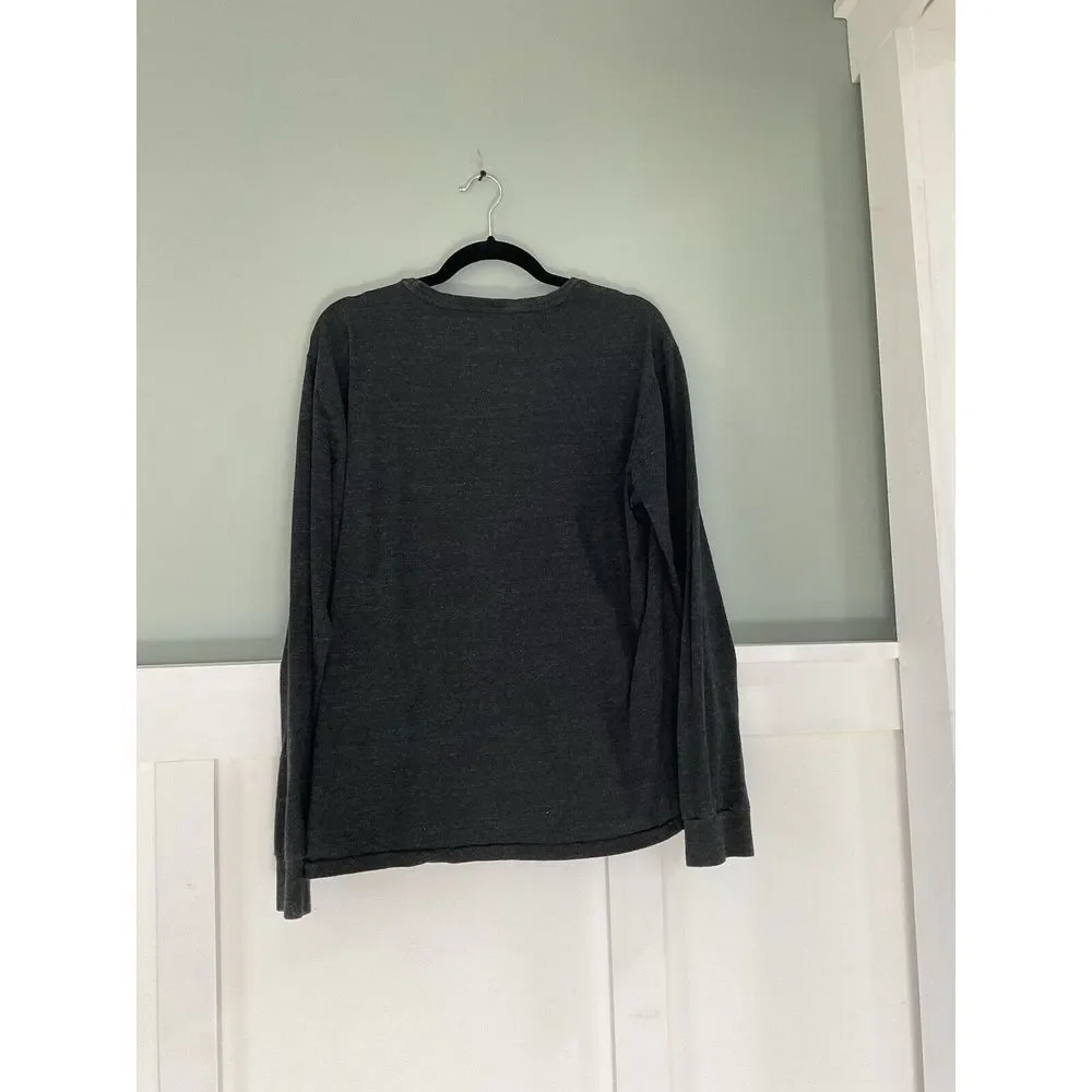 Polo Ralph Lauren Men's‎ Large Heathered Gray Long Sleeve T-Shirt  Pony Logo